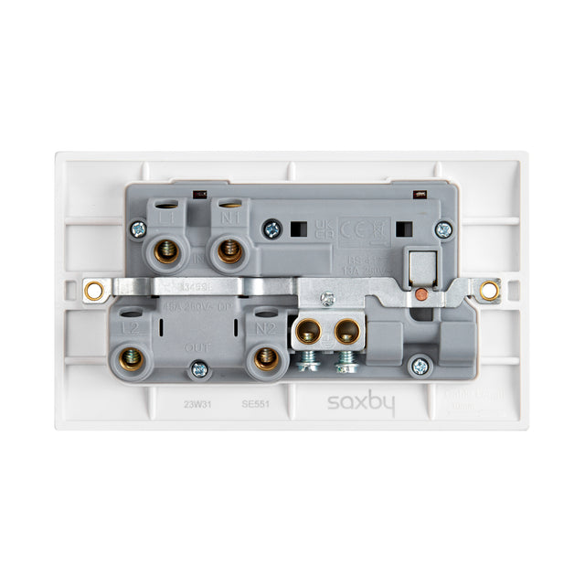 45A DP Cooker Switch with 13A Socket with Neon