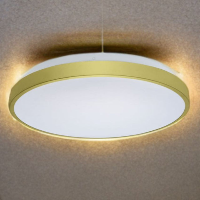 Brushed Gold Rim Led Surface Fitting