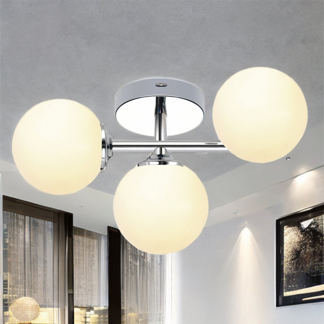 Polished Chrome Mini Globes Surface Fitting