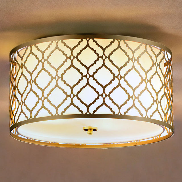 Painted Gold Patterned Surface Fitting
