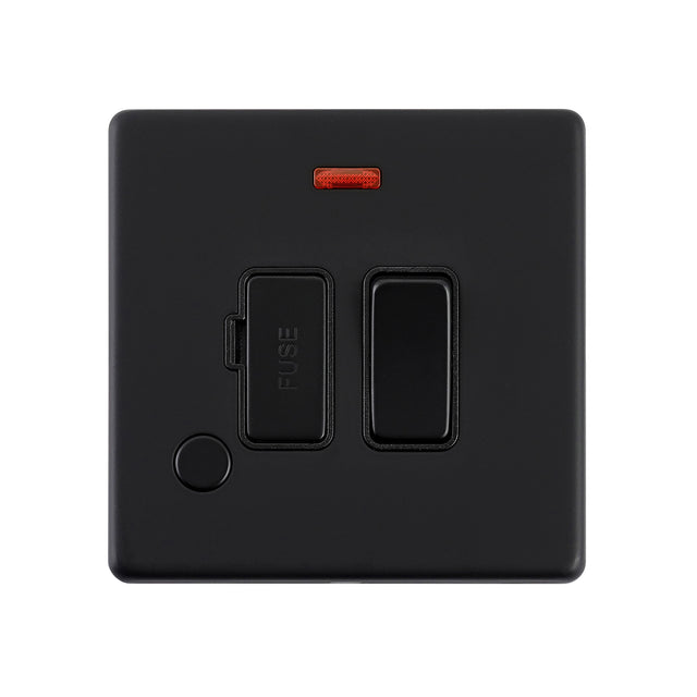 13A Switched Fused Spur Unit with Flex Outlet and Neon