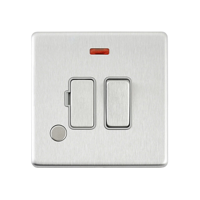 13A Switched Fused Spur Unit with Flex Outlet and Neon