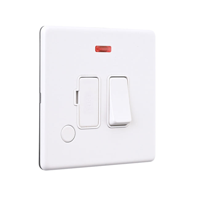 13A Switched Fused Spur Unit with Flex Outlet and Neon