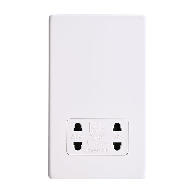 Dual Voltage Shaver Socket
