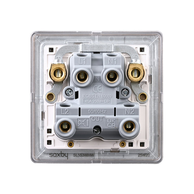 45A 1G DP Switch with Neon