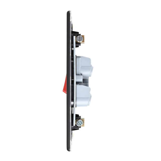 45A Large Plate DP Switch with Neon