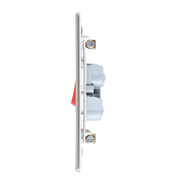 45A Large Plate DP Switch with Neon