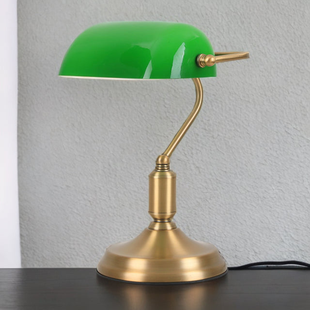 Green Executive Table Lamp