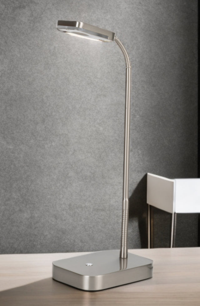 Satin Nickel Led Table Lamp