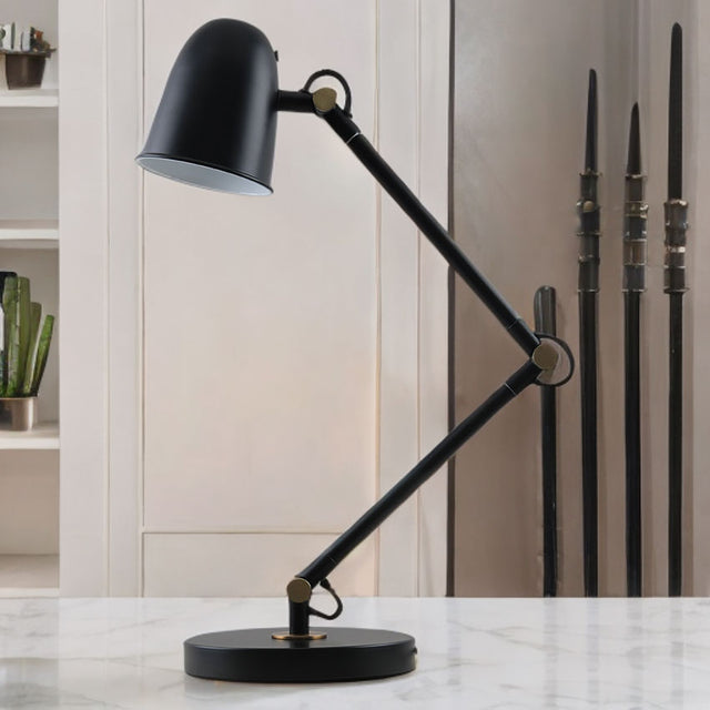 Matt Black & With Its Sleek, Minimalist Design, The Anglepoise Lamp Fits Well In Both Modern And Traditional Settings. Its Clean Lines And Functional Form Make It A Stylish Addition To Any Desk Or Table.