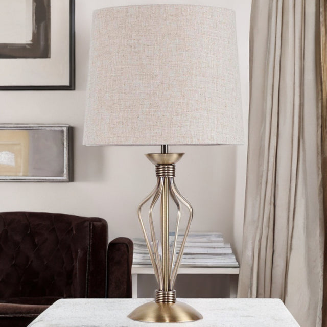 Antique Brass Table Lamp