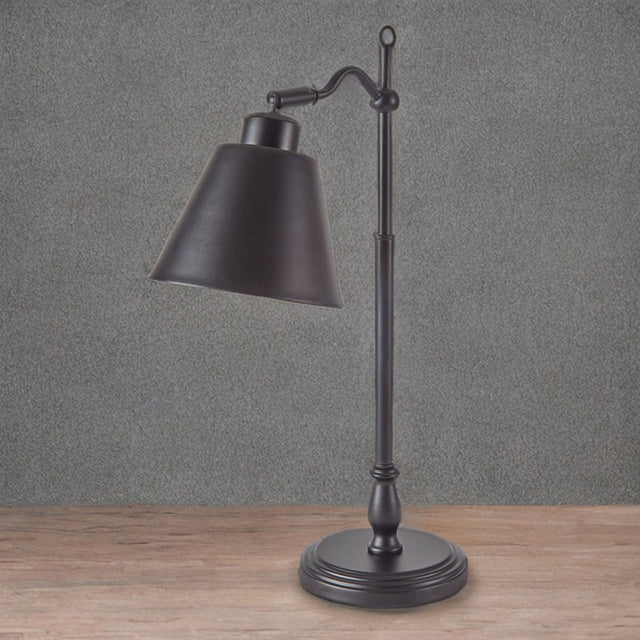 Matt Black Harbour Table/Desk Lamp