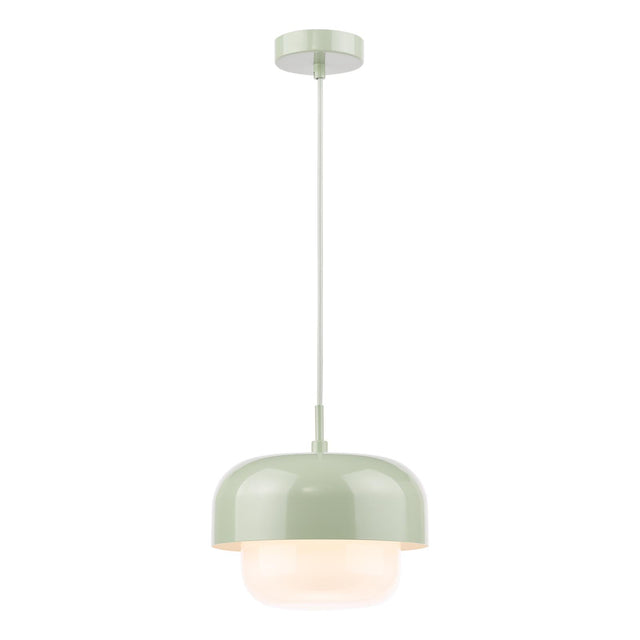Topaz Pendant Chrome and Crystal LED