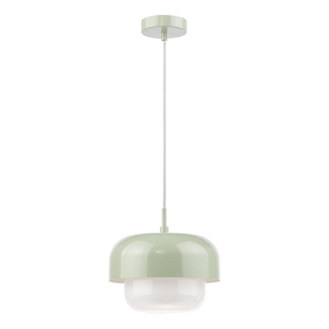 Topaz Pendant Chrome and Crystal LED