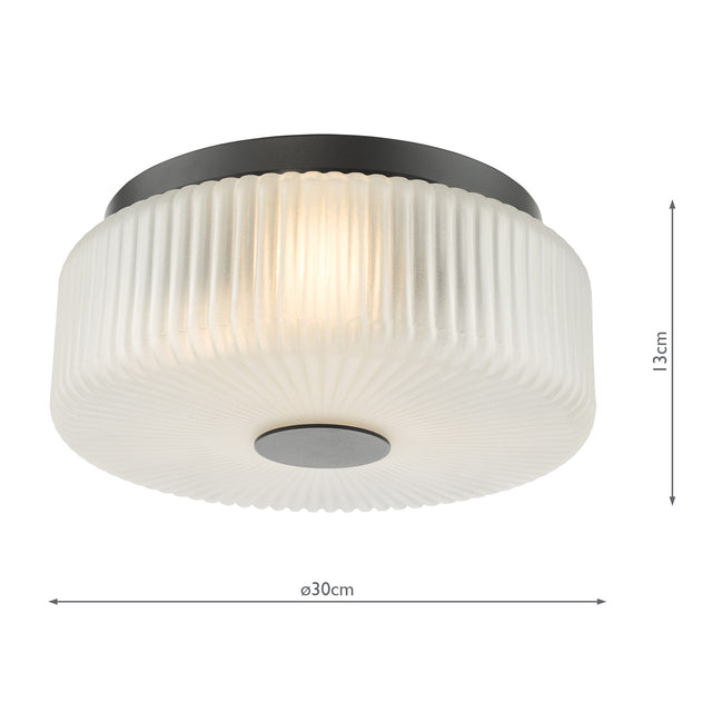 Twyford 5 Light Pendant Chrome and Opal
