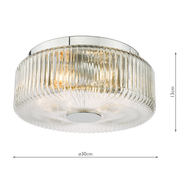 Twyford 5 Light Pendant Black and Opal