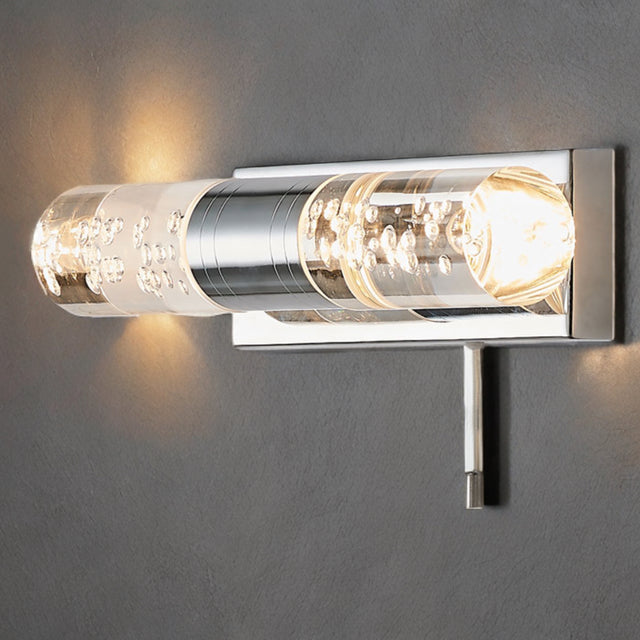 Polished Chrome Bubble Effect Led Wall Light