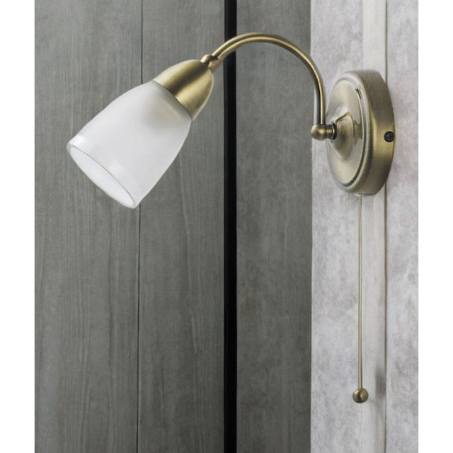 Antique Brass Wall Light