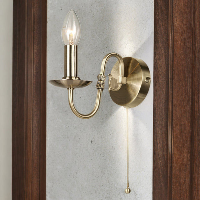 Antique Brass The Flemish Wall Light