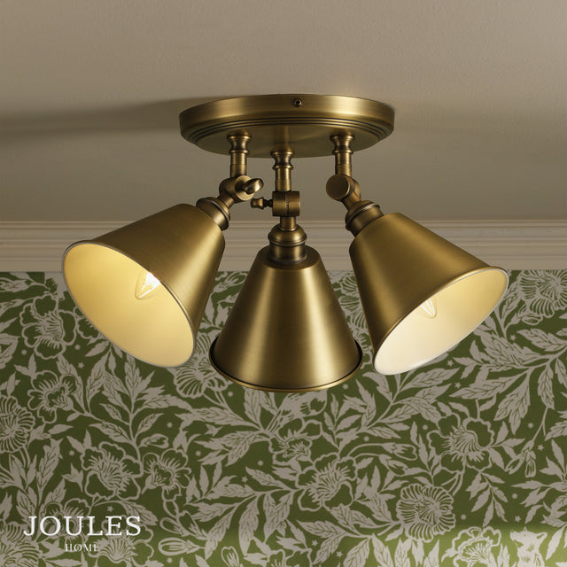 Joules Wollaton Three-Way Ceiling Light