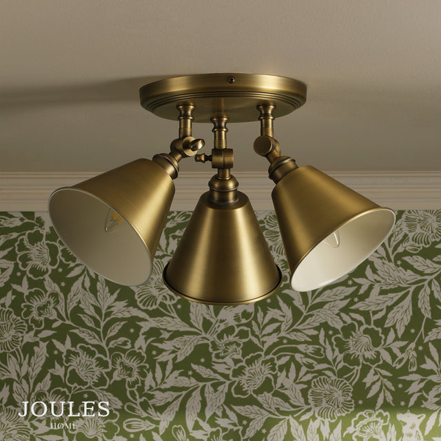Joules Wollaton Three-Way Ceiling Light