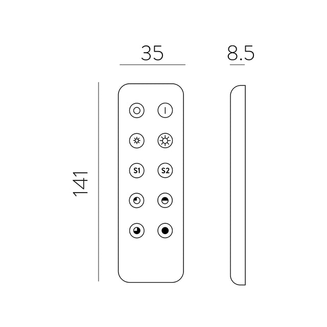 SUNRICHER REMOTE, 434MHz/868MHz