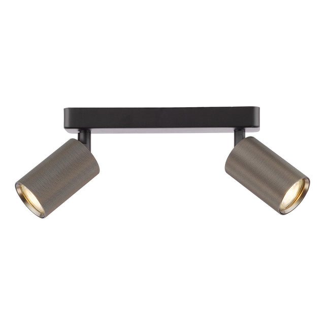 Yamis 2 Light Bar Spotlight Knurled Bronze and Matt Black