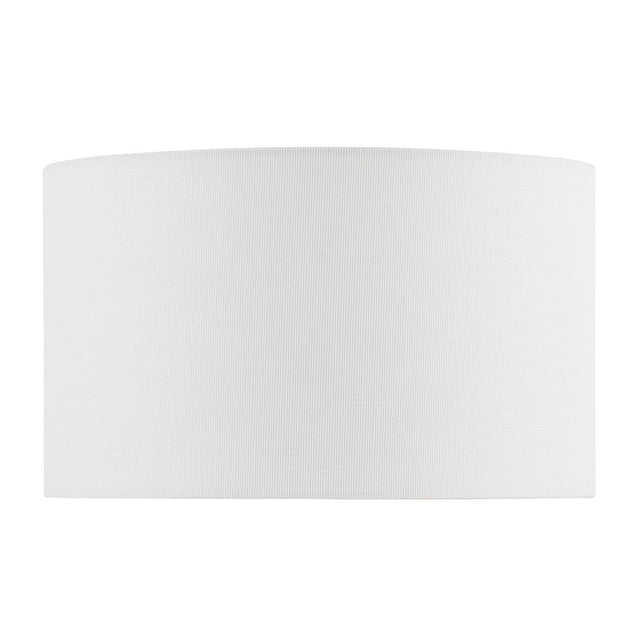Zorin White Linen Drum Shade 24cm