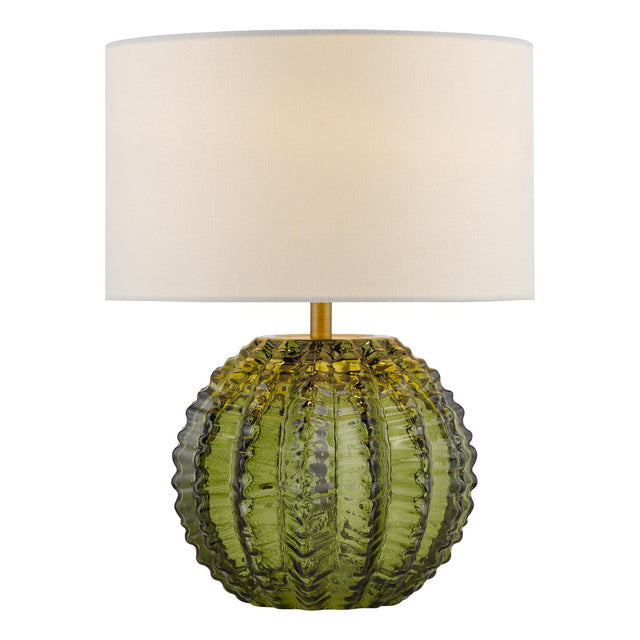 Zorin 1Lt Table Lamp Green Complete With Shade