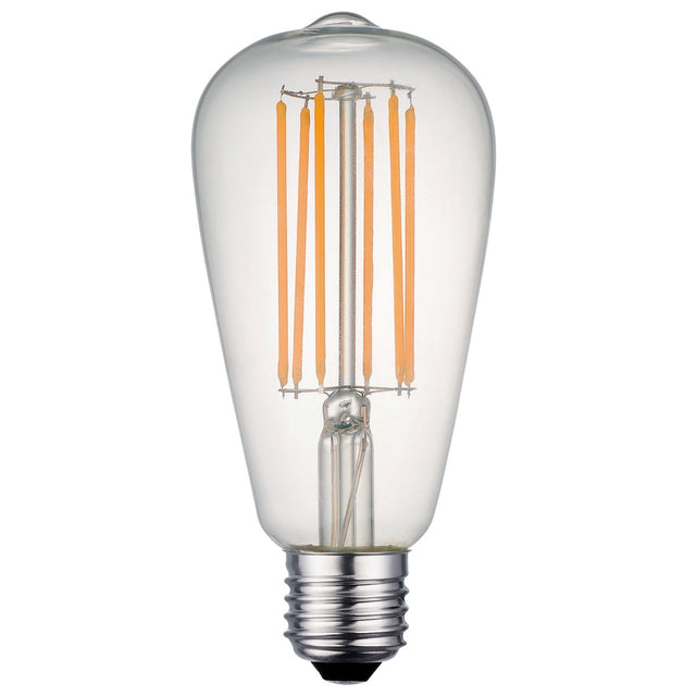 IND E27 LED FILAM RUSTIC LAMP 7W 750LM DIM CLEAR