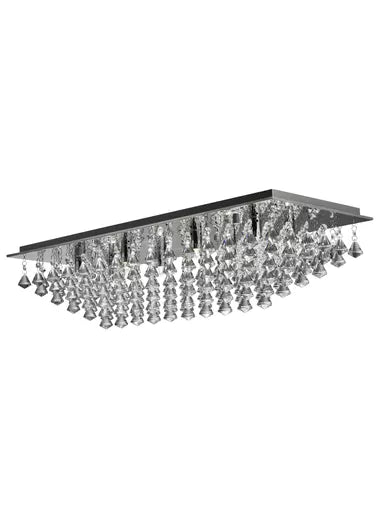 Empire 4Lt Flush - Chrome Metal & Clear Crystal