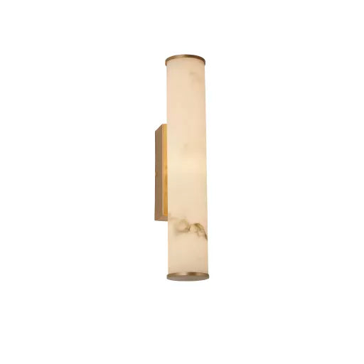 Searchlight WALES LED Wall Light - Matt Gold & Marble Resin
