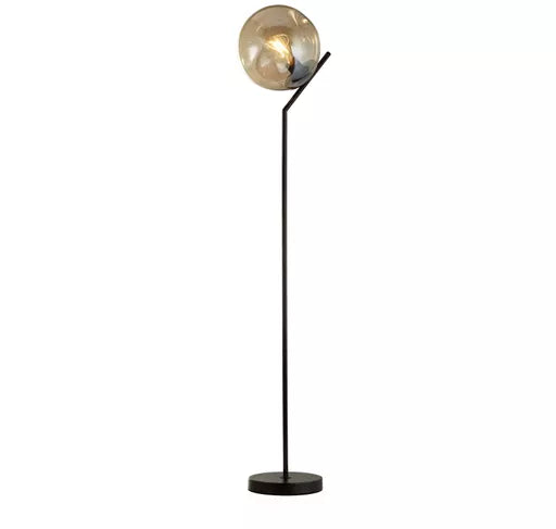 Punch 4Lt Bar Pendant- Black Metal & Champagne Punched Glass