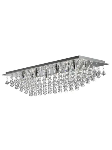 Empire 4Lt Flush - Chrome Metal & Clear Crystal