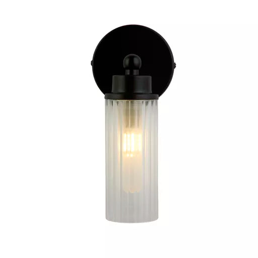 Opaline LED Wall Light, Matt Gold Metal with Marble Resin