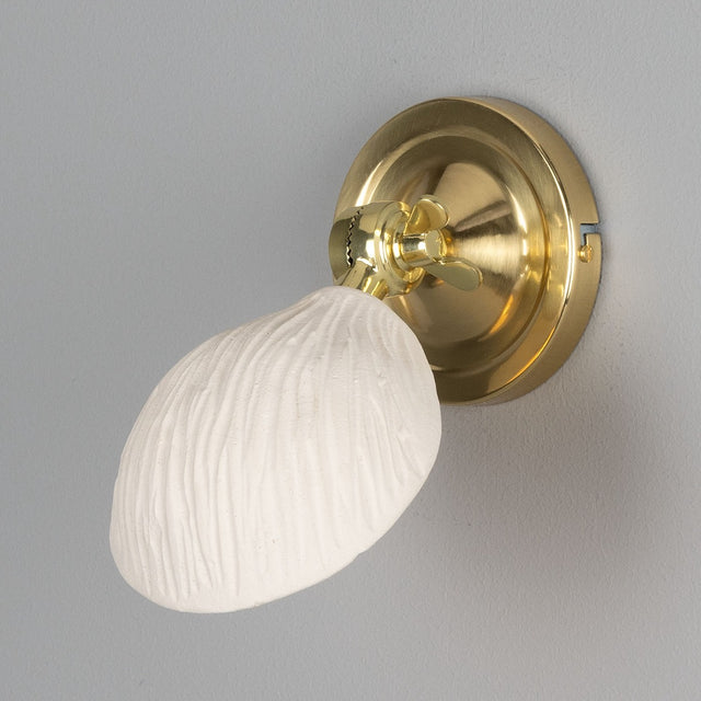 Coco Wall Light - Matte White Striped