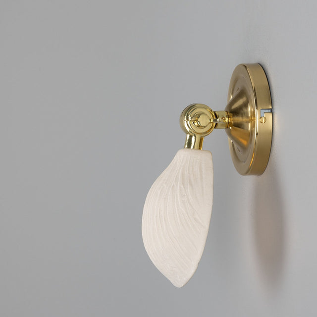 Coco Wall Light - Matte White Striped