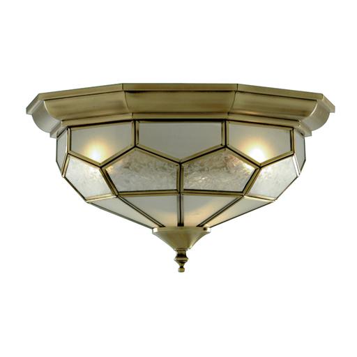 Amalfi LED Wall Light IP44, Satin Brass Metal