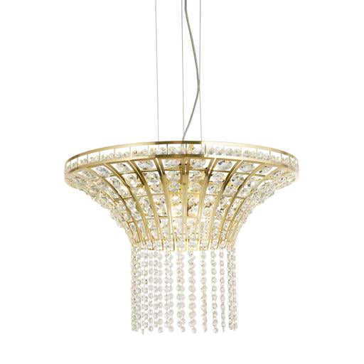 Amalfi LED Wall Light IP44, Satin Brass Metal
