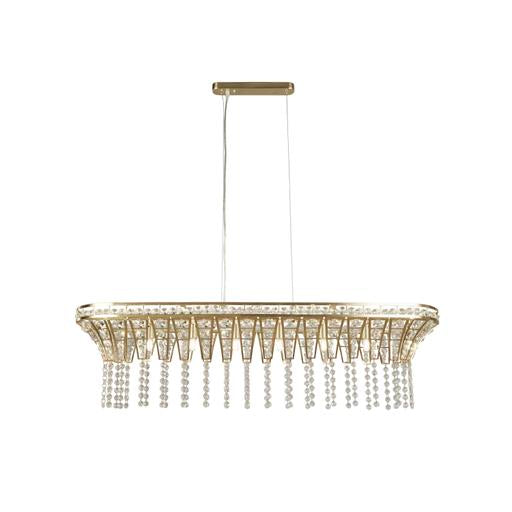 Amalfi LED Wall Light IP44, Satin Brass Metal