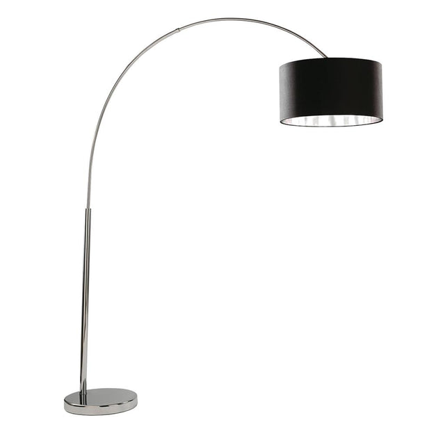 ARCS CC FLOOR LAMP BLK SHADE SILVER LINER