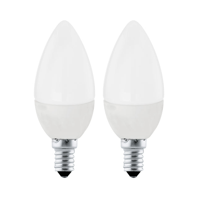 bulb-E14-LED candle 4W 3000K 2 pcs