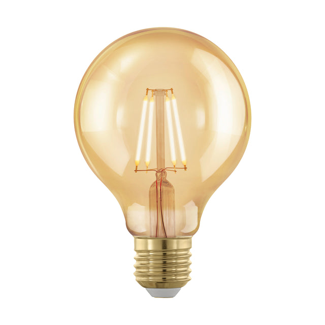 LM-E27-LED G80 4W AMBER 1700K 1STK