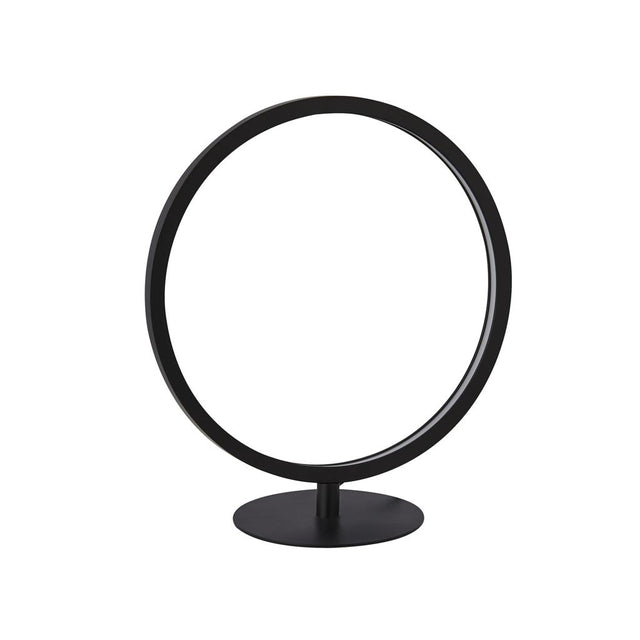 CIRQUE 1LT RING TABLE LAMP, MATT BLACK