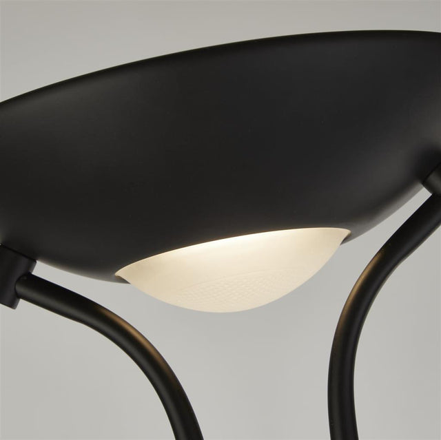 LED MOTHER & CHILD FLOOR LAMP - MATT BLACK