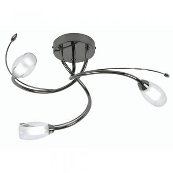 PANDORA MIRROR BLACK CEILING LAMP