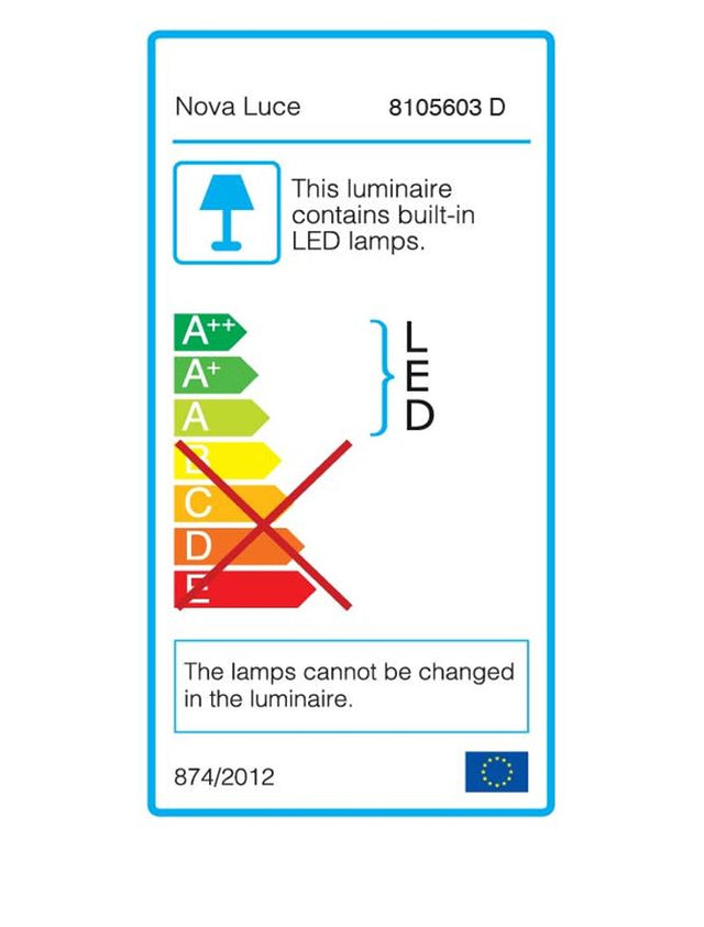 ALBI Sandy White Aluminium & Acrylic LED 80 Watt 230 Volt 4000Lm 3000K IP20 D: 81 H: 120 cm