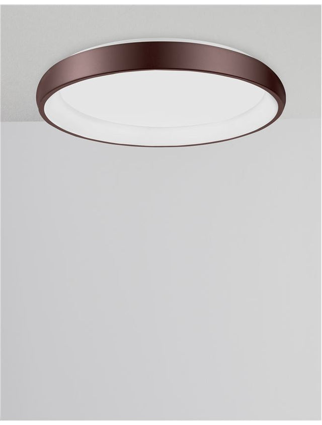 ALBI Brown Aluminium & Acrylic LED 50 Watt 230 Volt 2750Lm 3000K IP20 D: 61 H: 8.5 cm