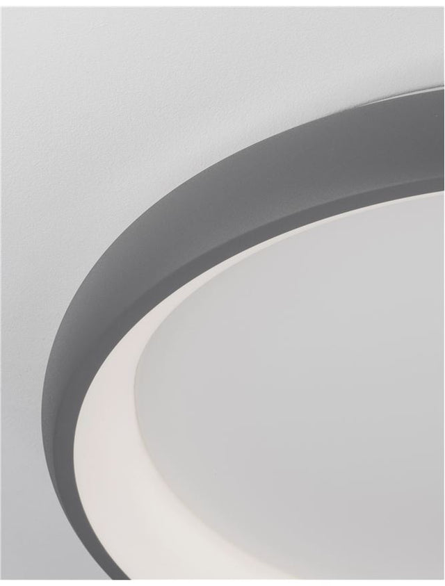 ALBI Sandy Gray Aluminium & Acrylic LED 50 Watt 230 Volt 3250Lm 3000K IP20 D: 61 H: 8.5 cm