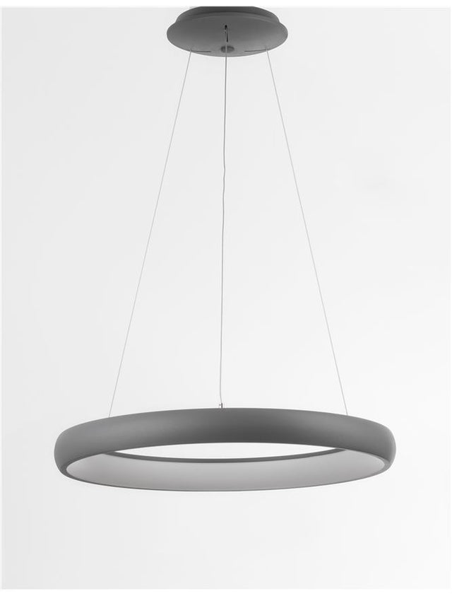 ALBI Sandy Gray Aluminium & Acrylic LED 50 Watt 230 Volt 3250Lm 3000K IP20 D: 61 H: 120 cm